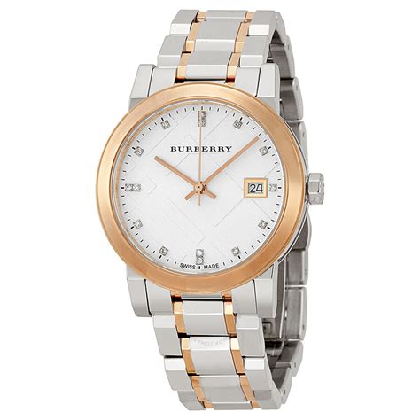 silver burberry watch ladies|Burberry ladies watches on sale.